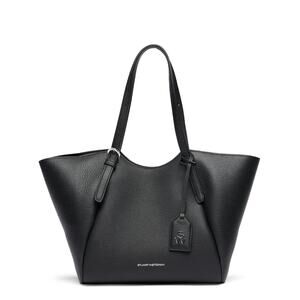 Stuart Weitzman Gogo Leather Large Tote in Black - New With Dust Bag